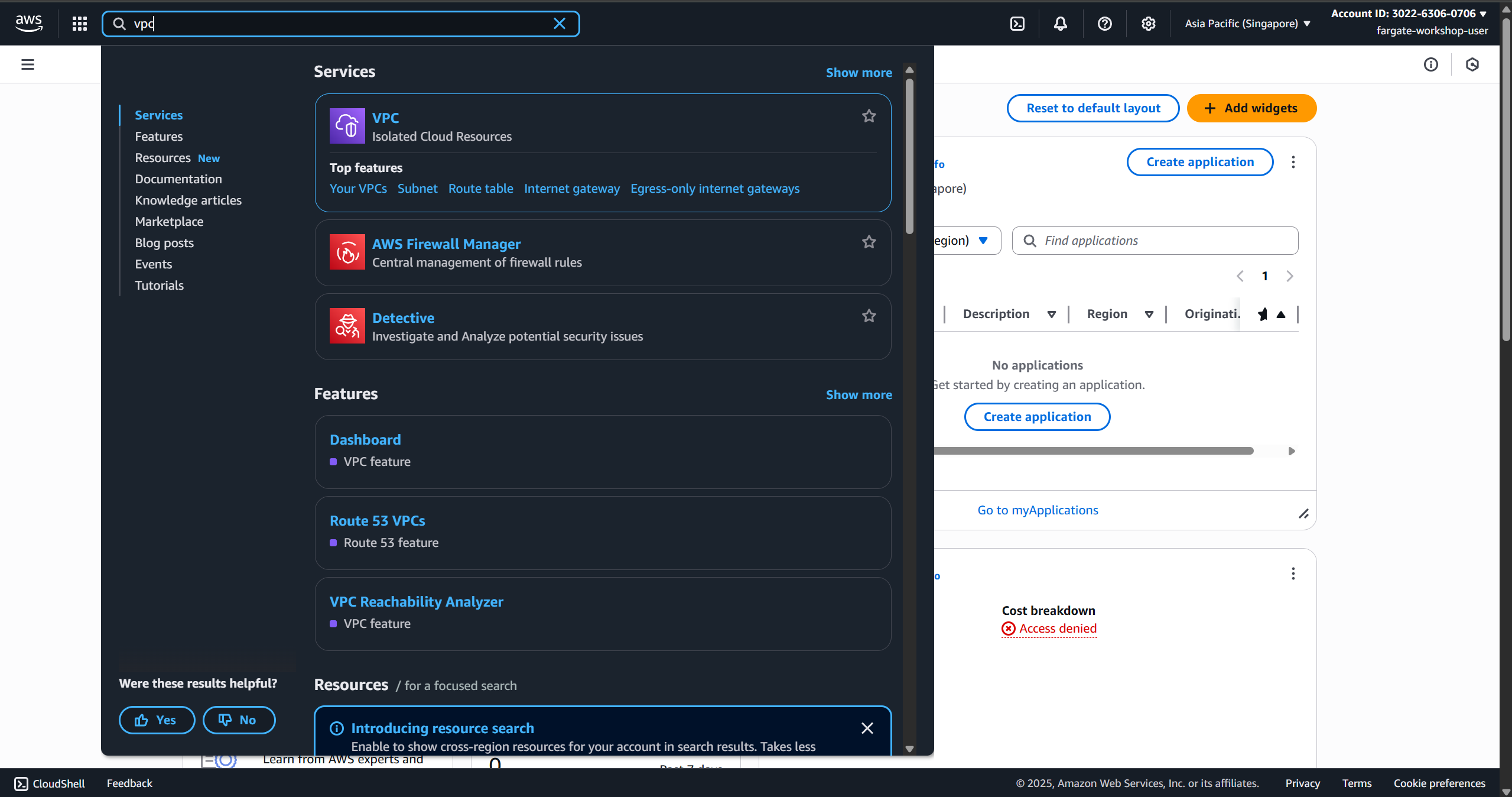 Create VPC