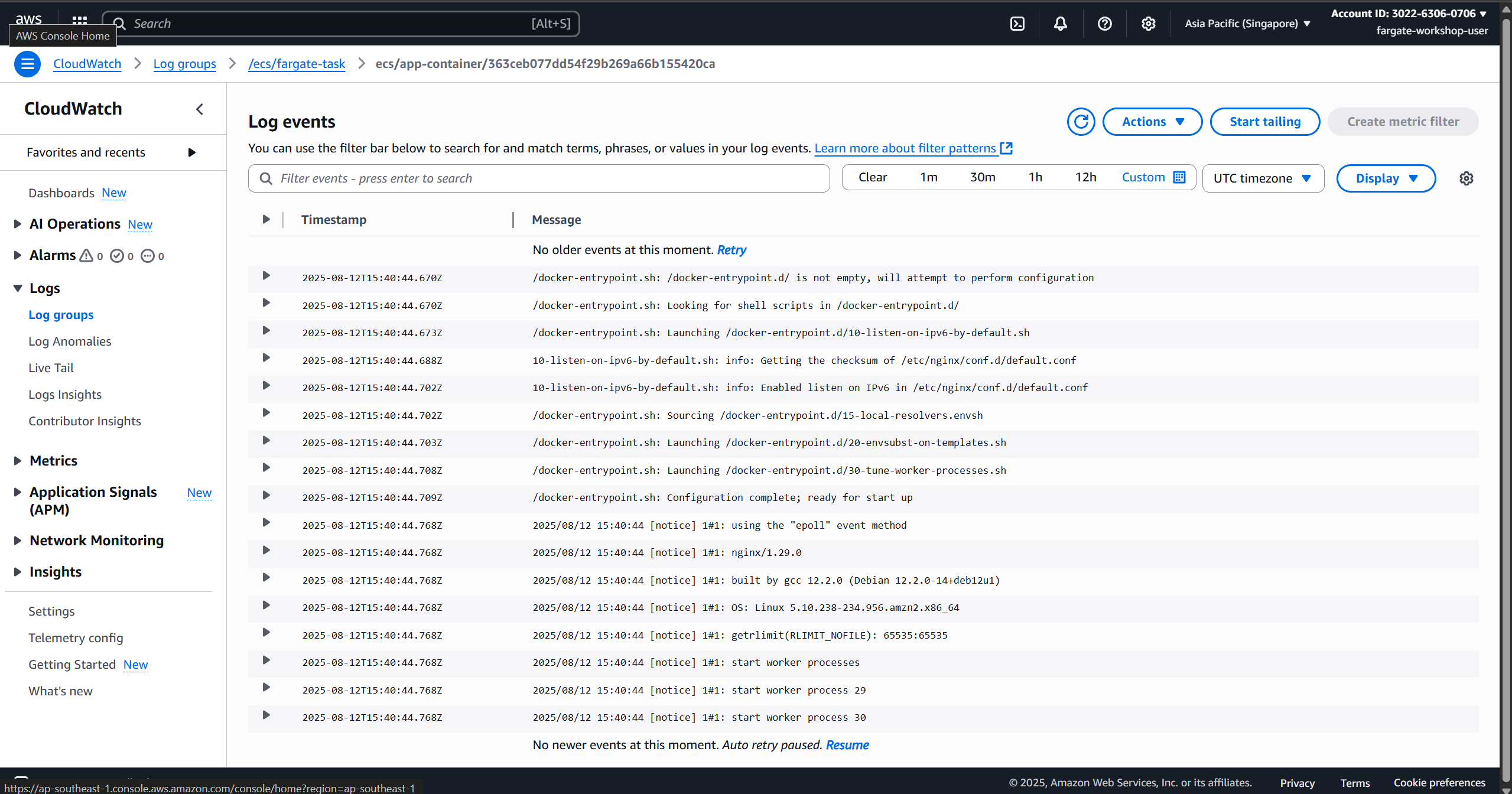 Amazon CloudWatch Logs